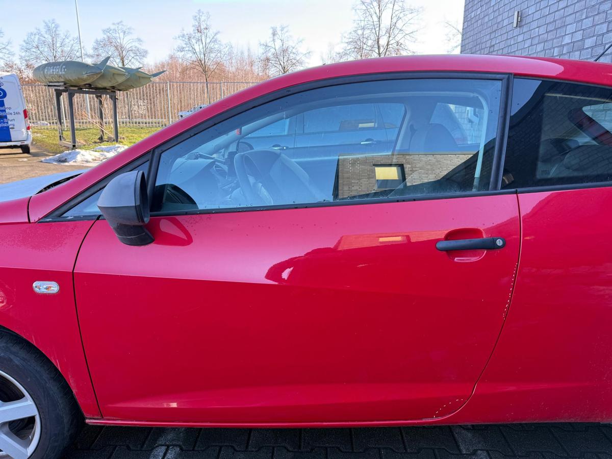 Seat Ibiza 6J original T&uuml;r links LS3H Emocion Rot Rohbau 3 T&uuml;rer BJ09